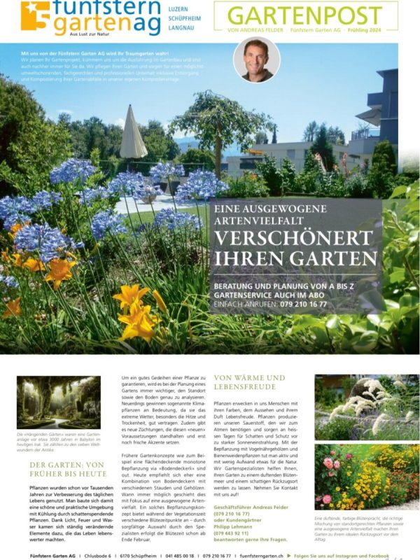 Gartenpost 2024