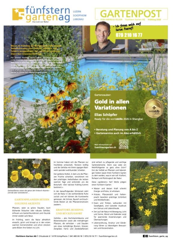 Gartenpost 2026