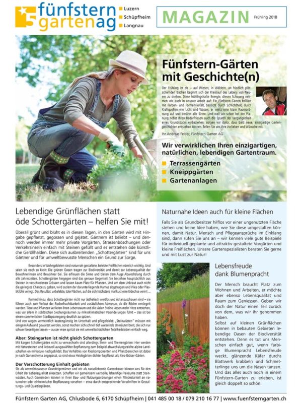 Gartenpost 2018 Seite 1