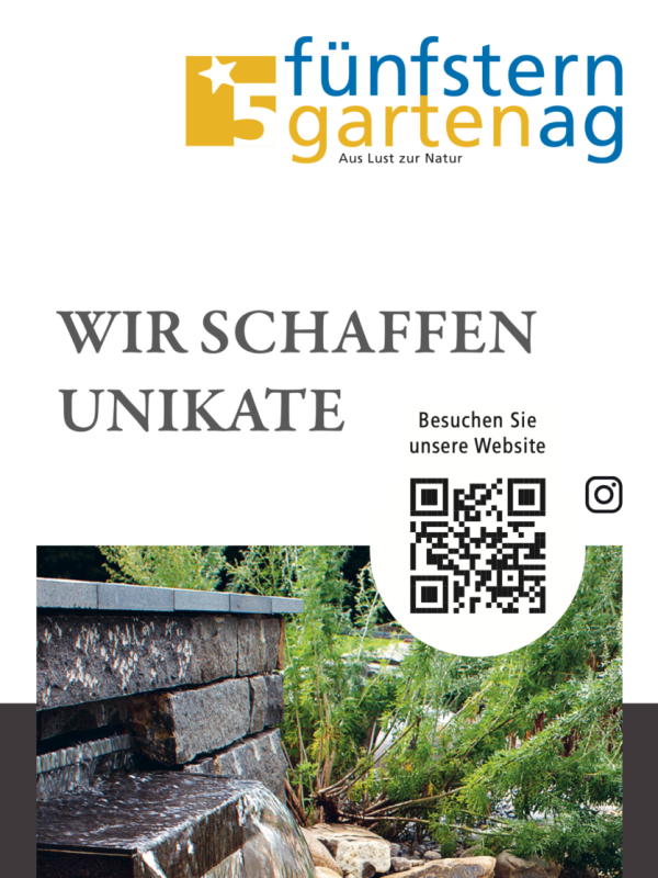 Wir Schaffen Unikate Fuenfsterngarten